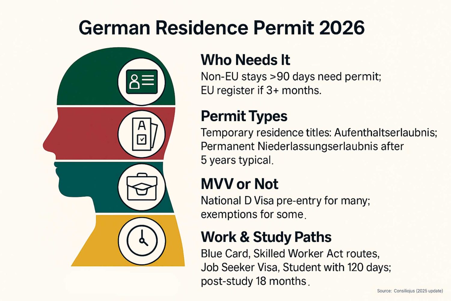 Germany Residence Permit infografic