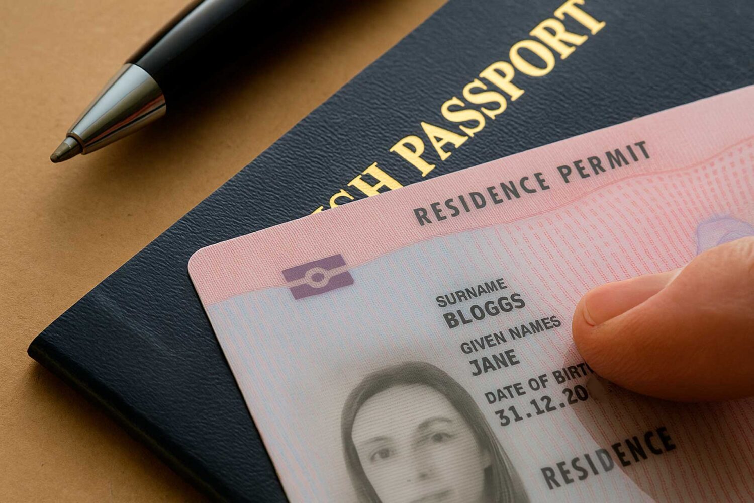Biometric Residence Permit (BRP) card