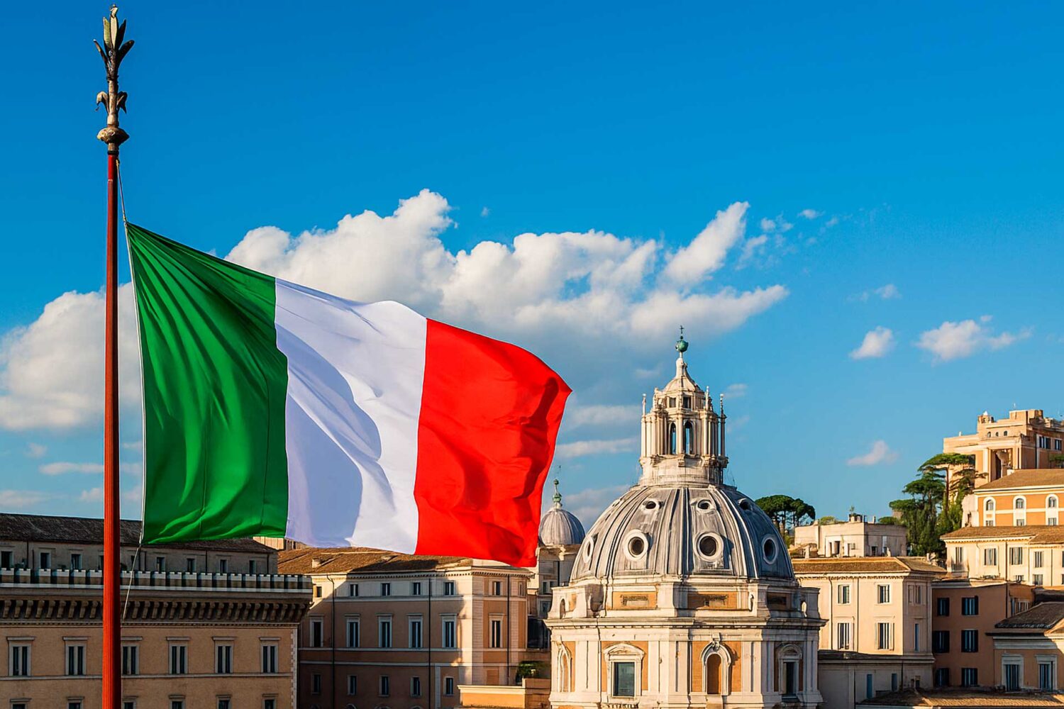 Holding an Italian residence permit