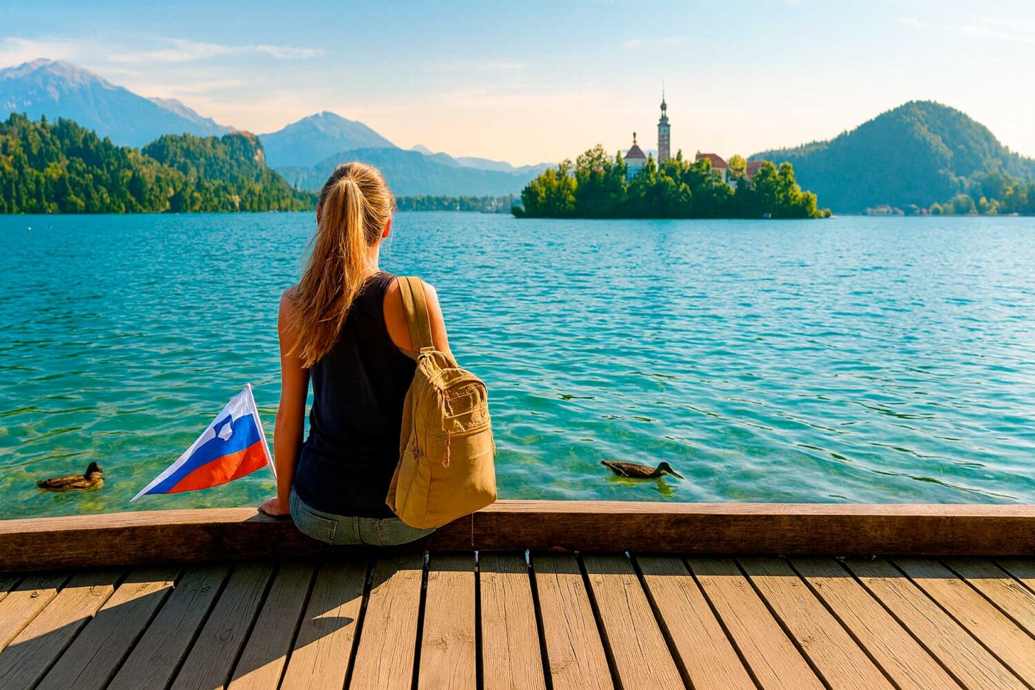 Girl in Slovenia