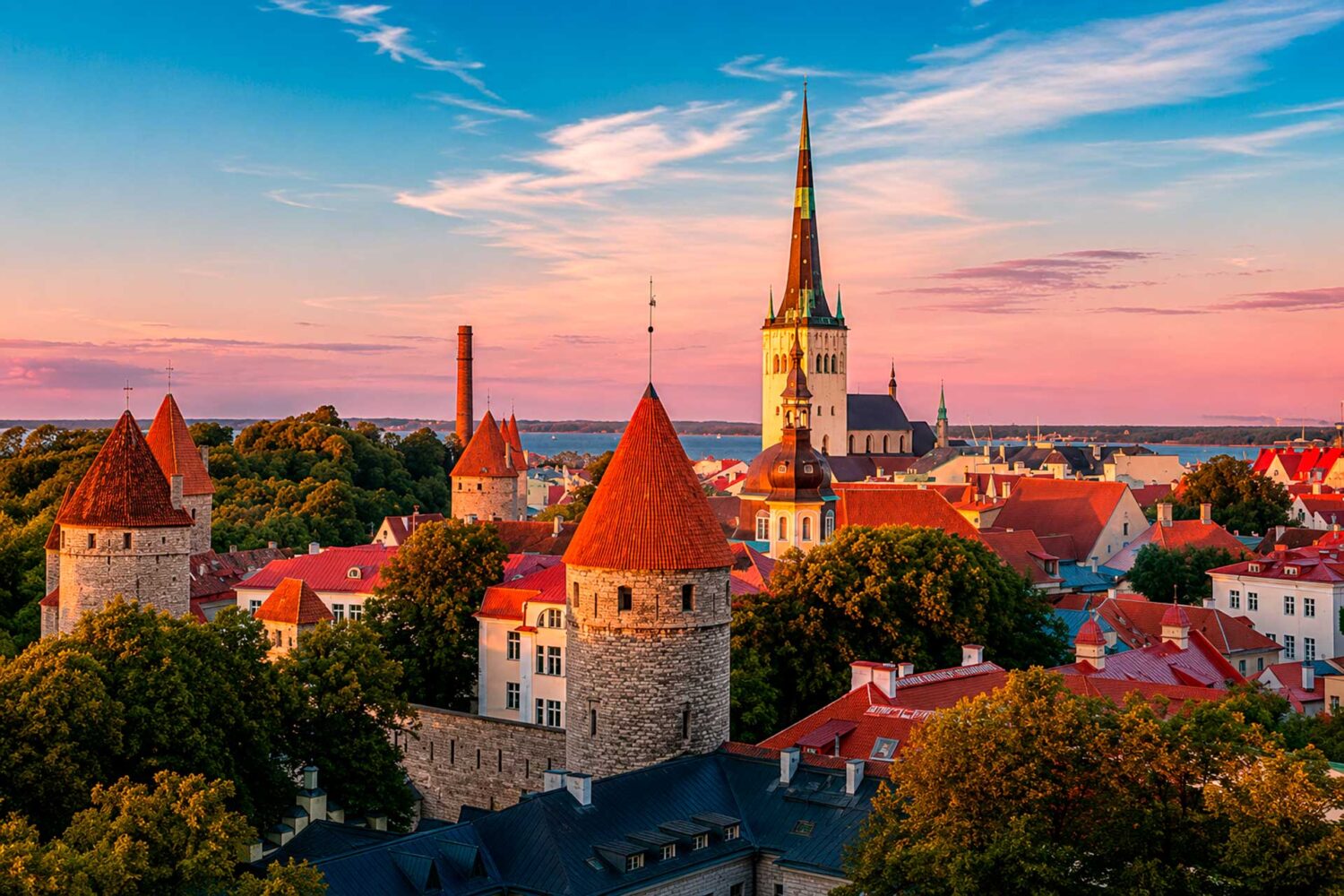 Scenic view of Vilnius Old Town